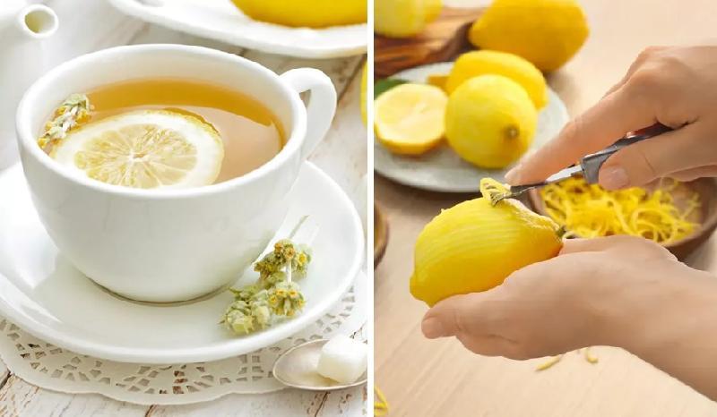 Limon kabuğu çayı