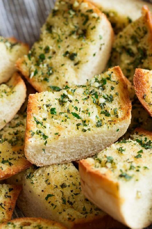 Гренки с пармезаном