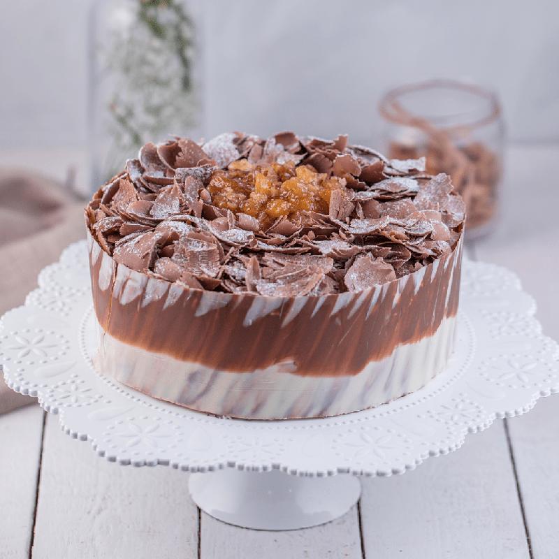 Qozlu Şokaladlı Tort