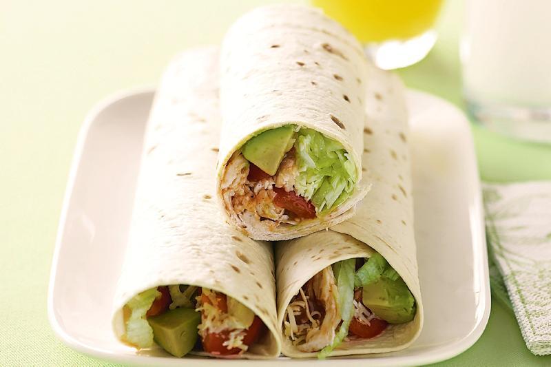 Mexican chicken wrap