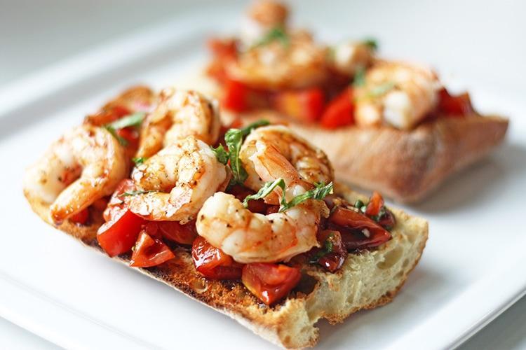 Bruschetta Krevetka 
