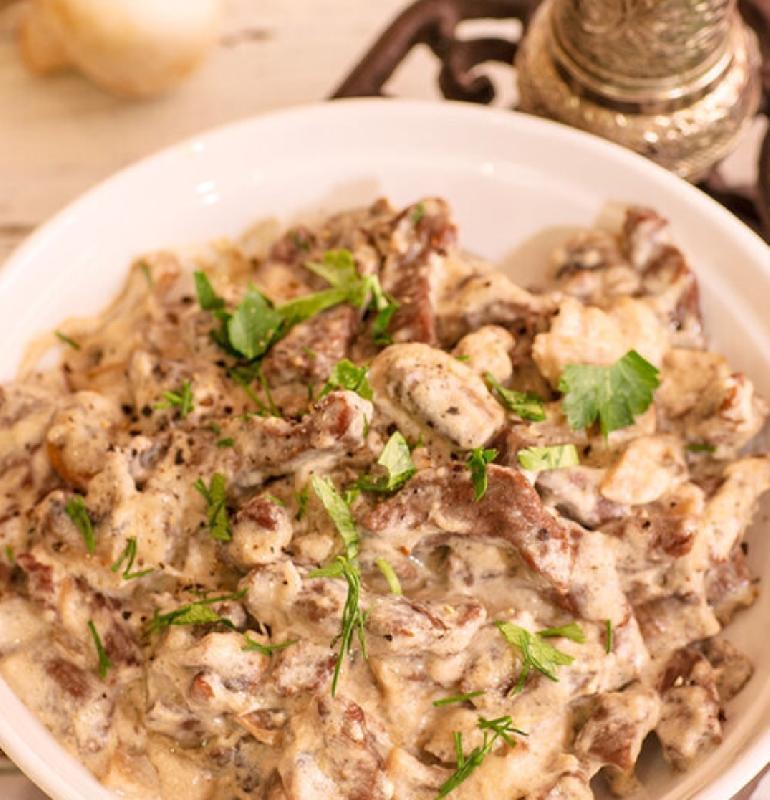 Beef Stroganoff
