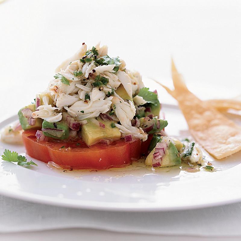 KING CRAB, AVOCADO, CHERRY TOMATO