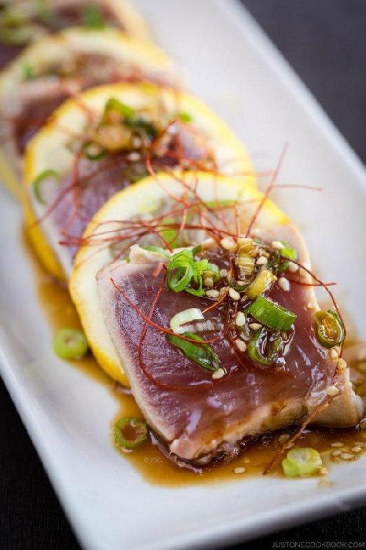 Tuna tataki, ponzu sos