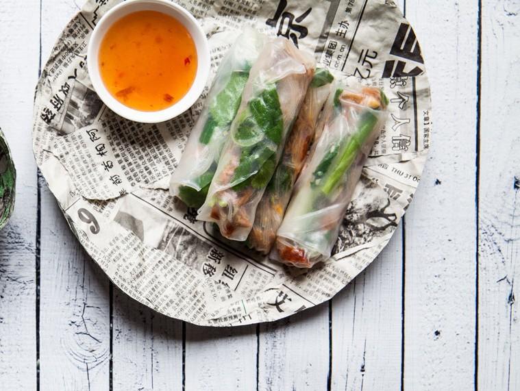 CRISPY PEKING DUCK & AVOCADO ROLL