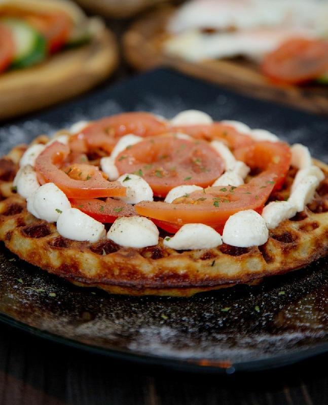 mit Mozarella & Tomaten