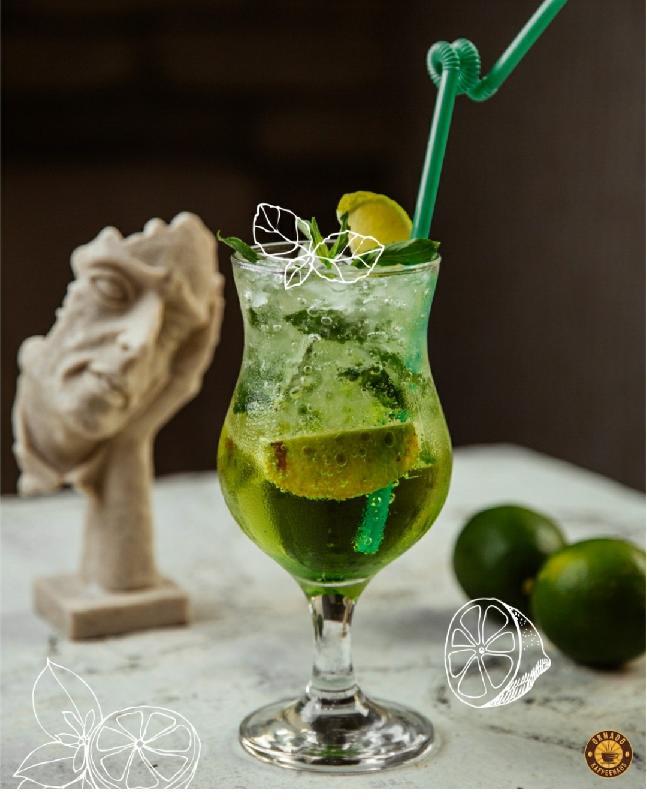 Ginger mint tea 