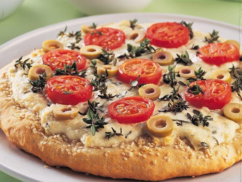 Qaymaqli pizza