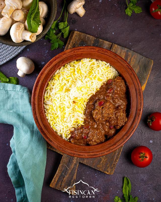 Fisincan plov quzu ətindən 