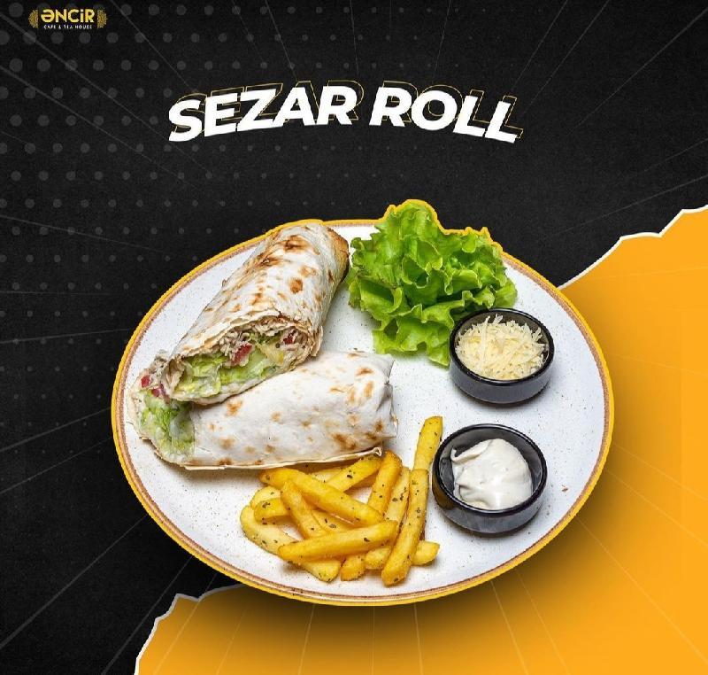 Sezar roll toyuq əti ilə