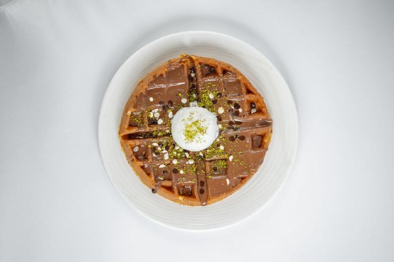 Waffle şokoladlı