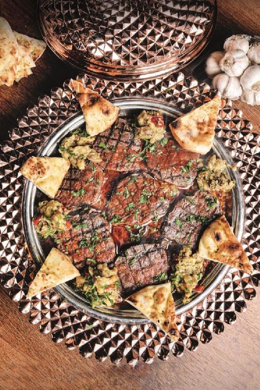 Badımcan manqal salatı file minyon 