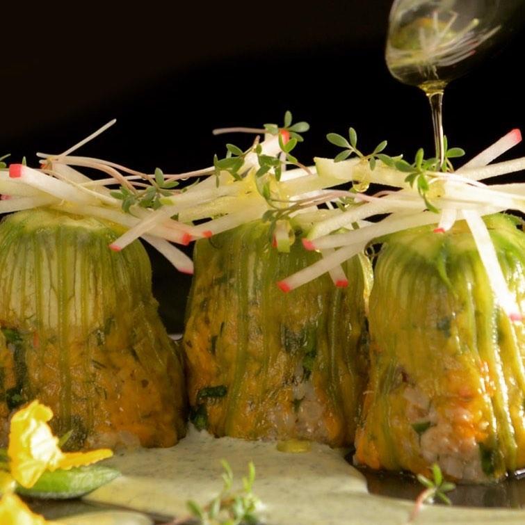 Zucchini Flower Dolma