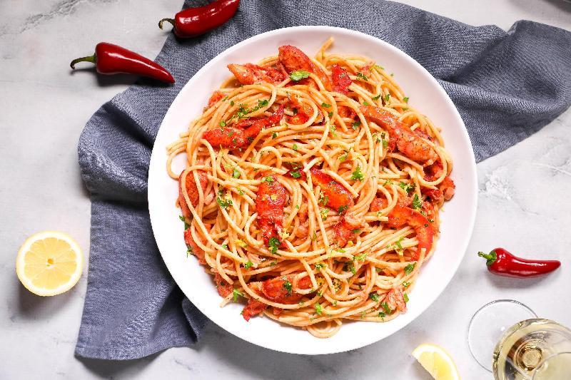Rock Lobster Spaghetti Arrabiatta