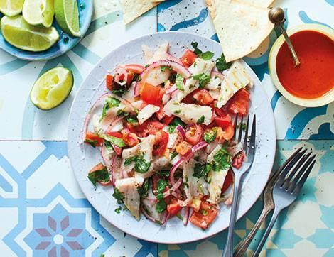 Rock Bass Ceviche Salad