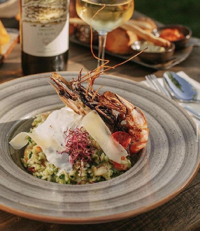 Rizotto, Parmezan Pendiri  Və Pesto Sousu İlə 