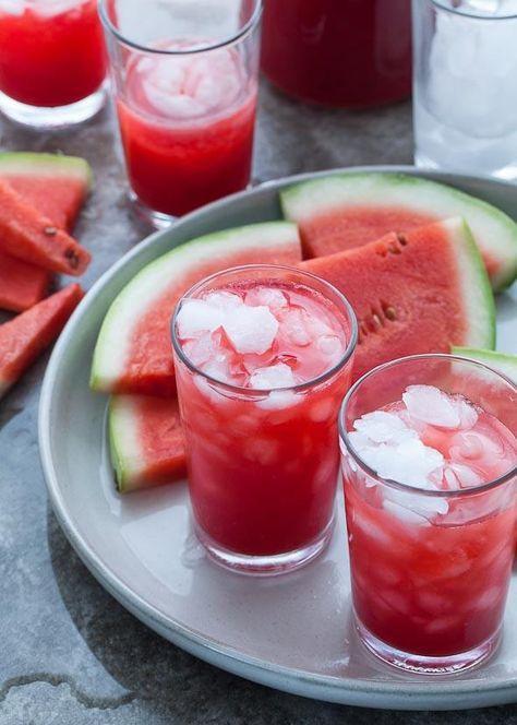 Qarpız və moruqlu limonad 