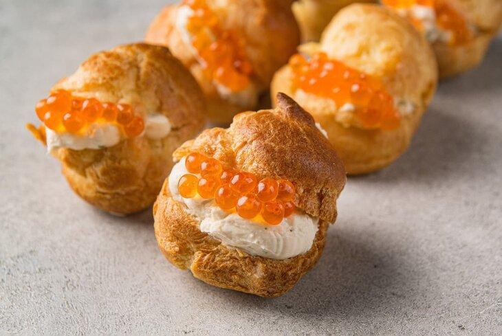 Мини-эклер Фьюжн с курицей и сыром Чеддер