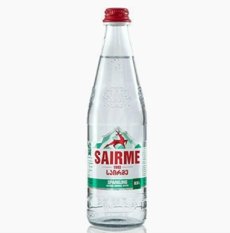 Вода газированная саирме с газом