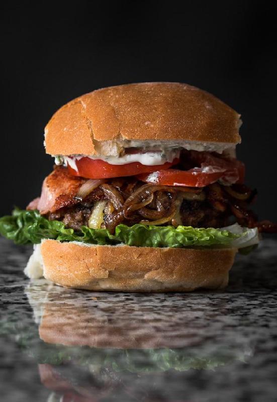 Beef Burger With Bacon