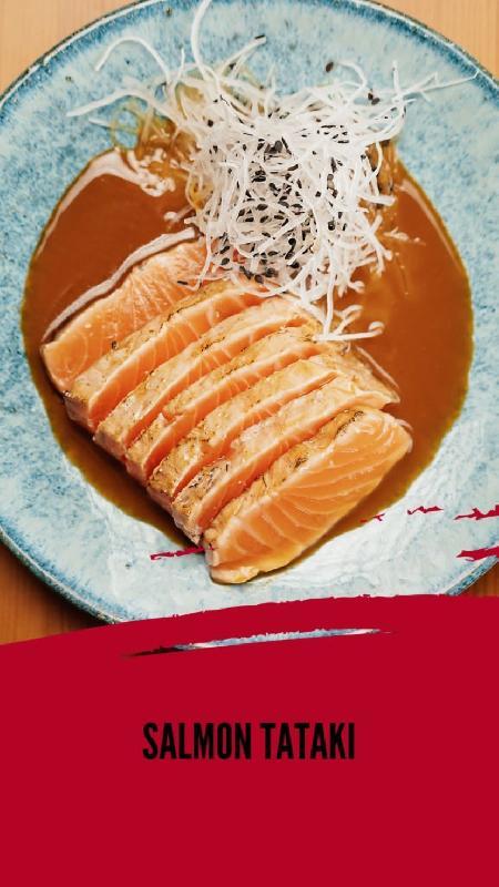 SALMON TATAKI 