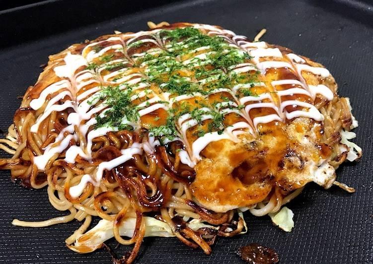 PRAWN AND KING CRAB OKONOMIYAKI 