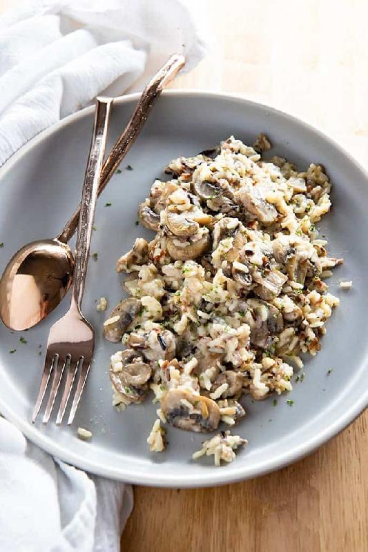 CREAMY MUSHROOM RICE