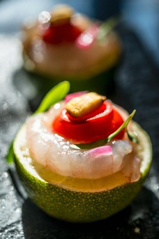 ALGARVE PRAWN CEVICHE (2 pieces)