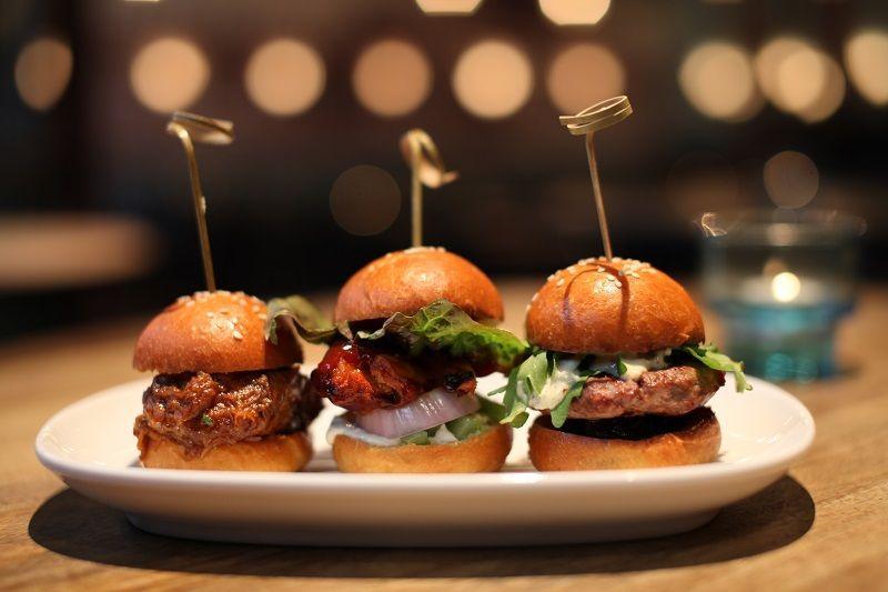 Trio mini burger