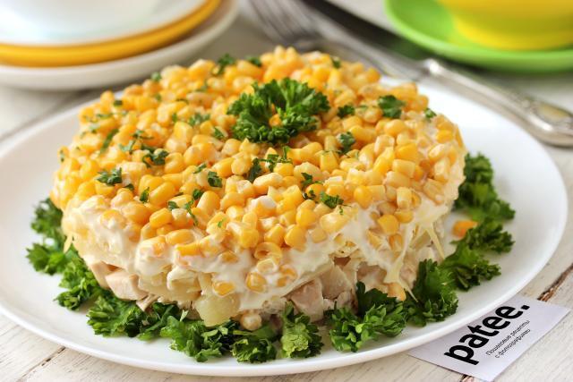 Qarğıdalı salatı