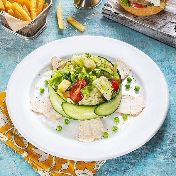 Toyuq Salatı Evsayağı Kartof İlə 