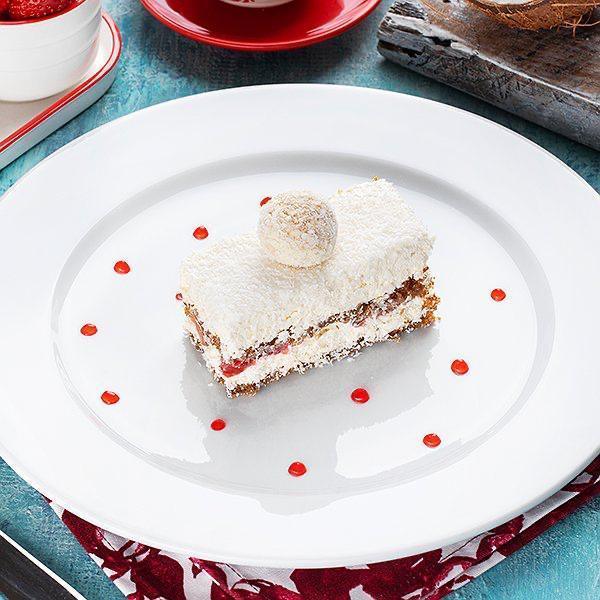 Coconut Dessert With Strawberry 
