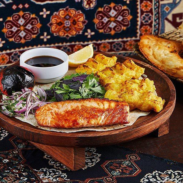 Manqalda Hazırlanmış Qızılbalıq 