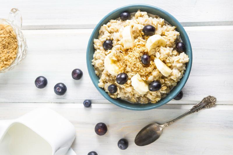 Hercules Porridge With Seasonal Berries Or Fruits