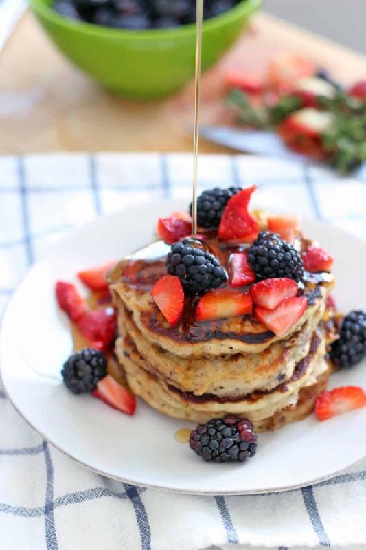 Pancakes With Berries Fruits