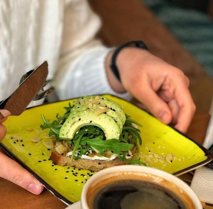 Toast With Poached Egg And Avocado