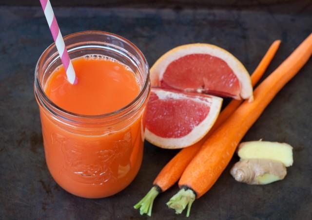 Fresh Grapefruıt And Carrot 