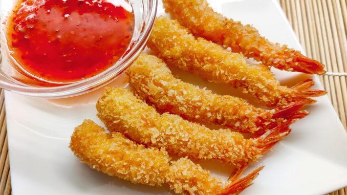 Tempura Pələng krevetlər