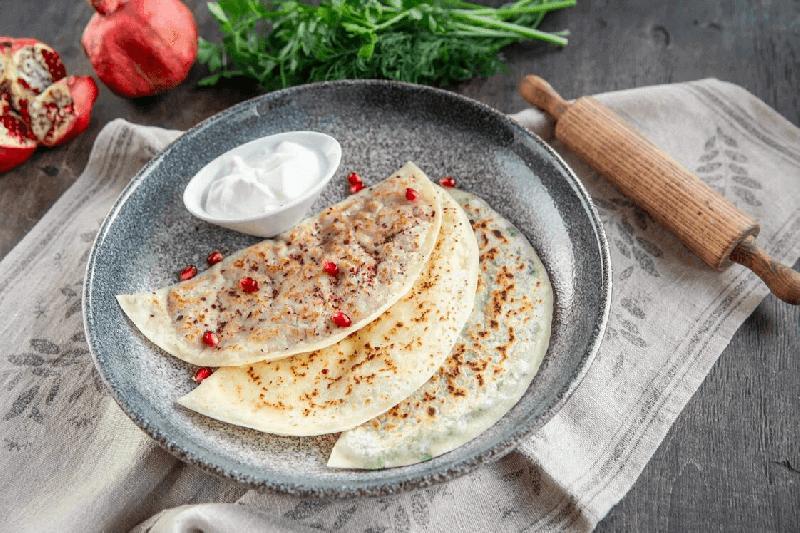 Кутаб с зеленью 