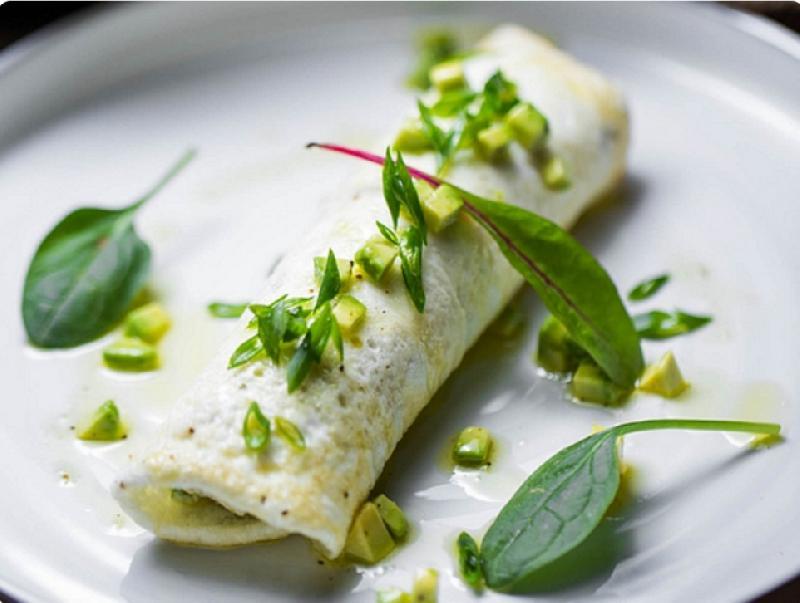 Yumurta ağından omlet