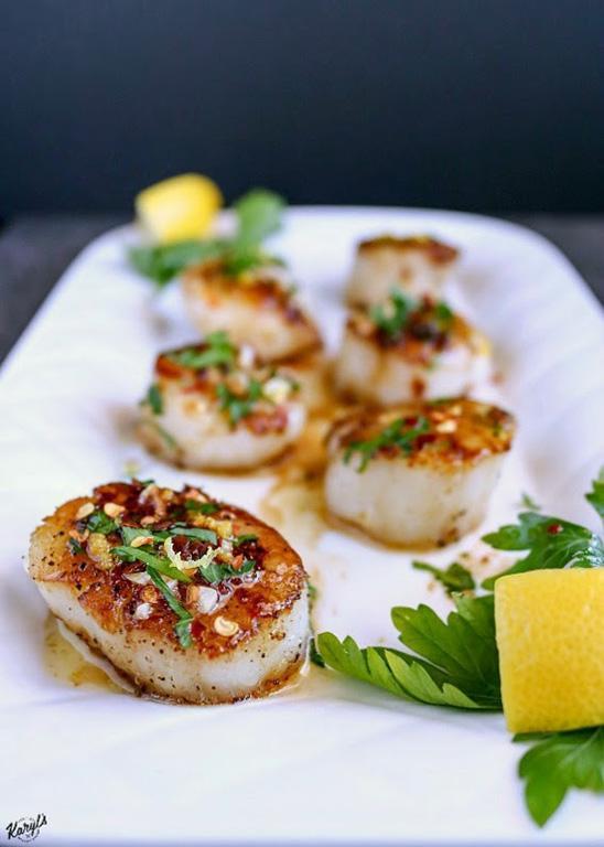scallops gratinato