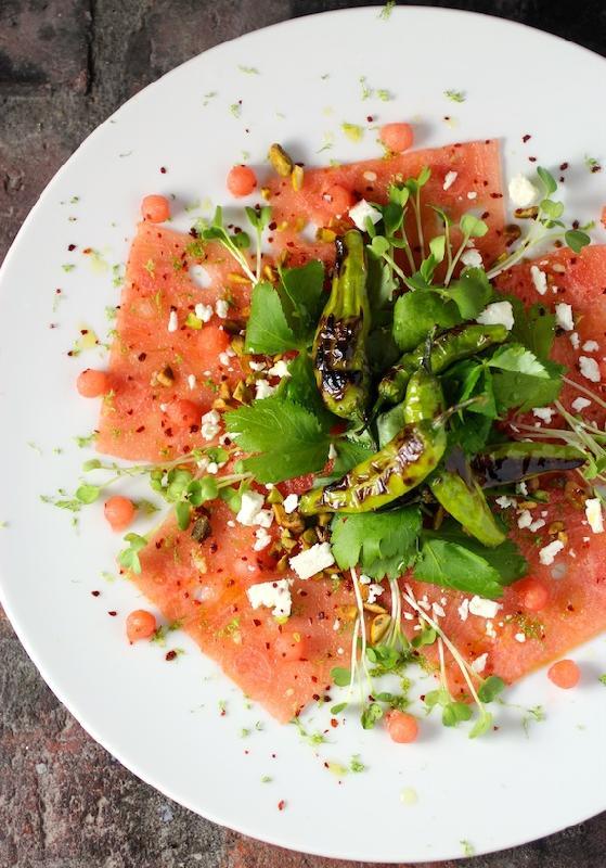 watermelon carpaccio (ve) (gf)