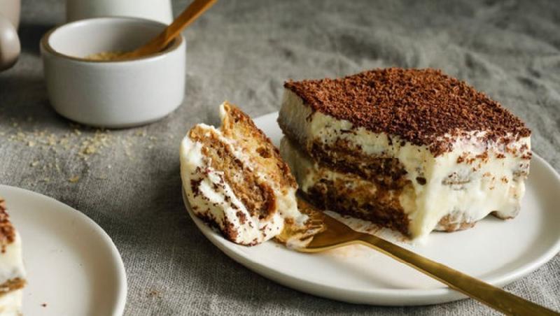 Chocolate caramel tiramisu