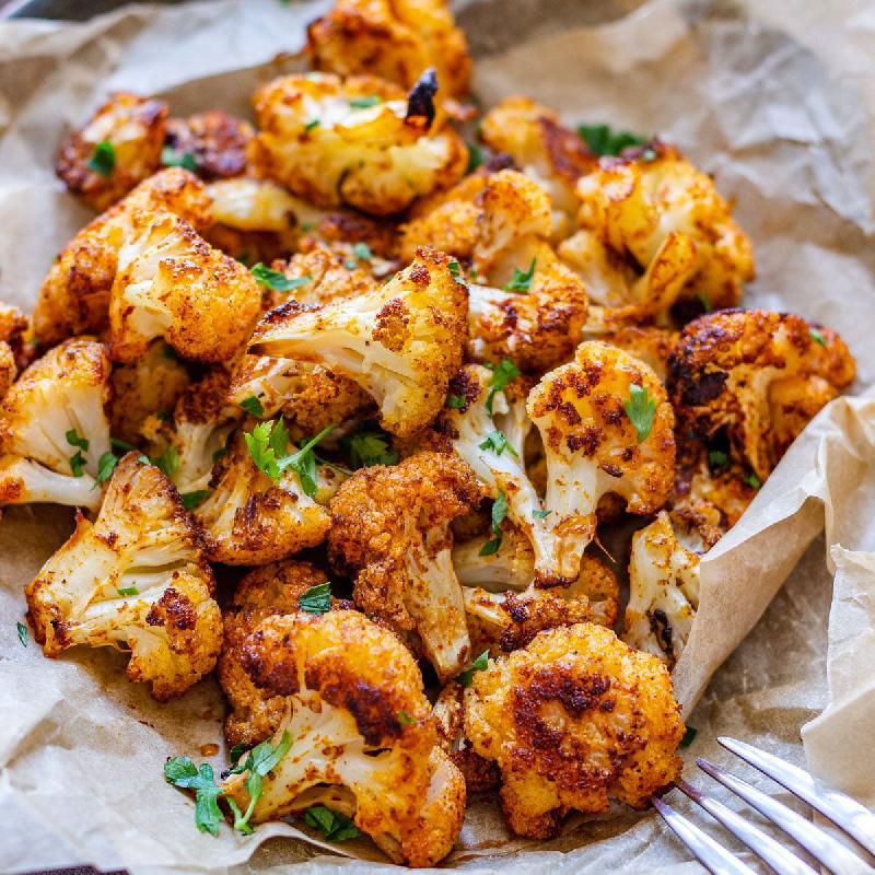 Roasted cauliflower (v) (gf)
