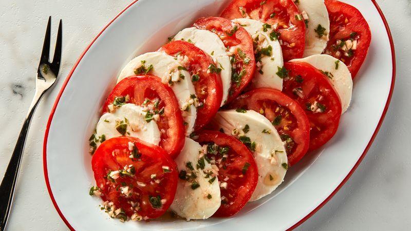 Pomidor və mozzarella