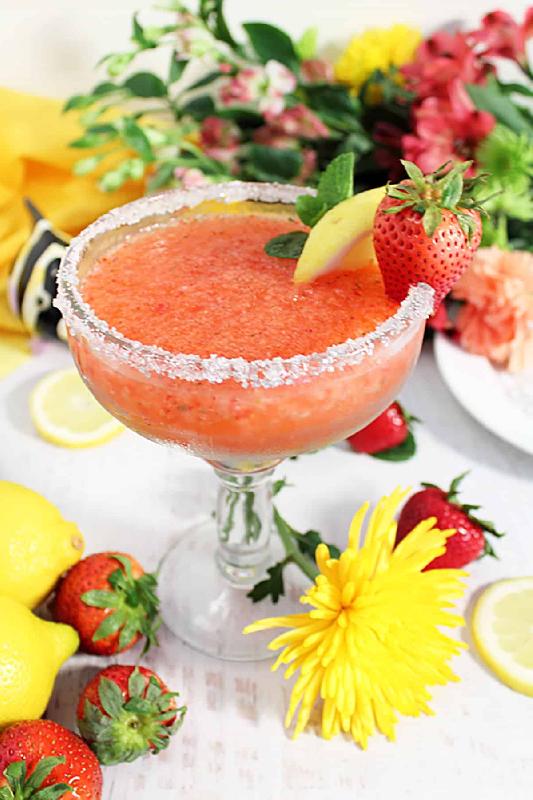 Strawberry lemonade Margarita