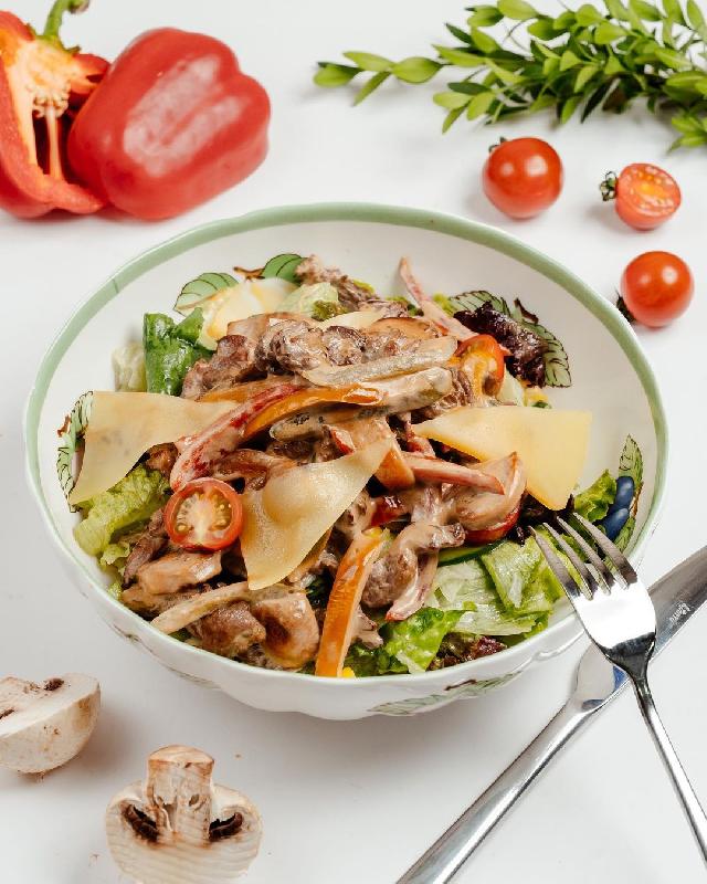 Steak salat