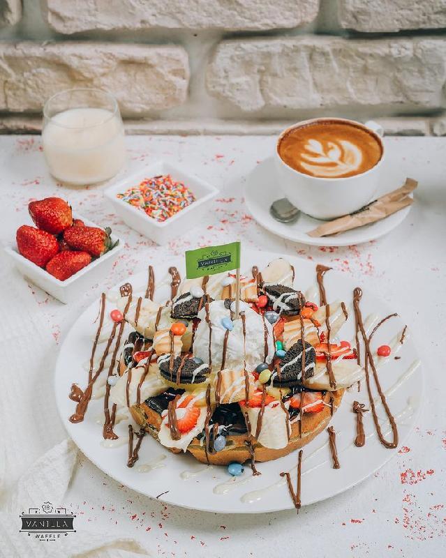 Vanilla özəl waffle