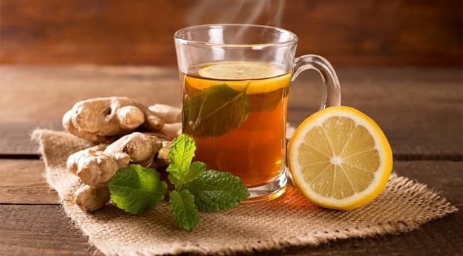Limonlu nanəli çay