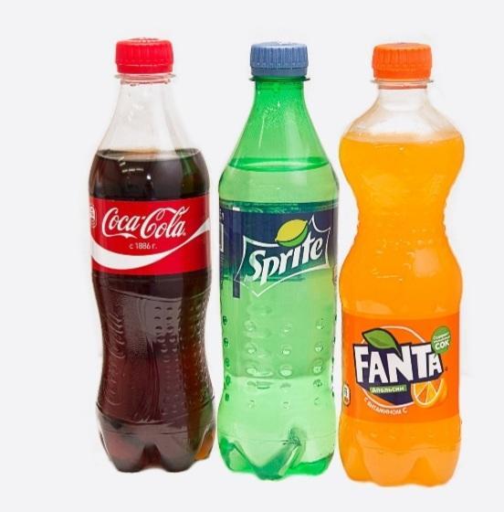 Cola, Fanta, Sprite